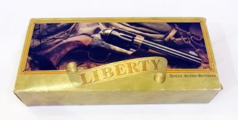 An Italian replica American 1851 Naval Yank revolver (boxed) (non firing, barrel blocked)
