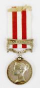 Indian Mutiny medal 1857-1858 to Artifcr. P T Madden 2nd Bn Military Train with Lucknow clasp (