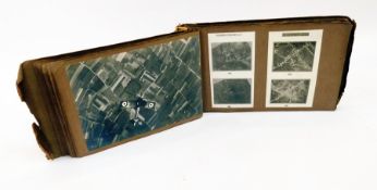 A quantity of WWI prints and pictures to include:- reconnaissance prints and various other photos (