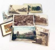 Assorted early twentieth century postcards of the Midlands, Hereford, Leicester, Staffordshire,