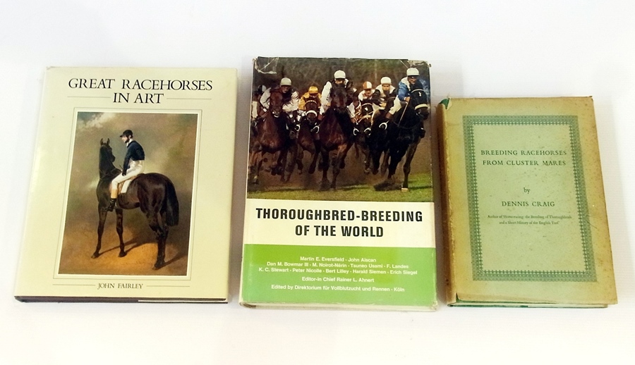 Craig, Dennis
"Breeding Racehorses from Cluster Mares" 
Published 1964, J A Allen, green cloth, some