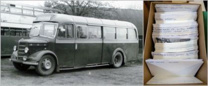 A quantity of later printed bus-related photographs including:- Sunderland Corporation, Southdown