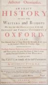 Wood, Anthony 
"Athenae Oxoninses, an exact history of all the writers and bishops ... of