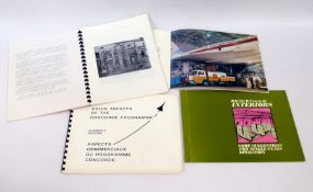 A quantity of booklets, relating to Concorde, dated mainly from the late 1960's, to include "