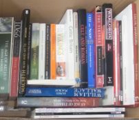 Two boxes of various books, one volumes covering the Vikings, Celtic Britain, the Anglo-Saxon