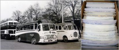 A quantity of later printed bus-related photographs, including:- Glasgow Corporation Transport, East