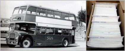 A quantity of later printed bus-related photographs including:- Alexander Midland, Eastern Counties,