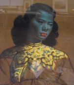 Colourprint 
After Tretchikoff
"The Chinese Girl" or green lady