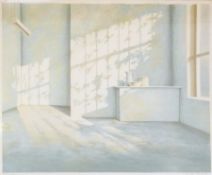 Limited edition lithograph
Oliver M Raab
"Sunlight in a Blue Room", Christies contemporary art label