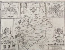 Antique map 
After John Speed
"Rutlandshire with Oakham and Stanford", from an atlas showing the