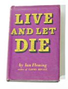 Fleming, Ian 
"Live and Let Die", 1954 (second impression), Pub. Jonathan Cape, with d.j. (dust