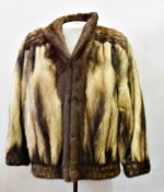"Balenciaga" Campbell Furs, fitch and mink fur jacket, circa 1983