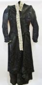 Victorian/Edwardian black skirt and jacket