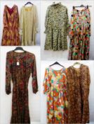 Quantity various 1980's dresses (7)