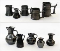 Quantity of Prinknash pottery to include:- mugs, jugs, vases etc (10)