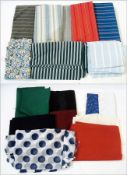 Quantity of material to include:- some vintage print cotton, striped cotton, flannelette and a