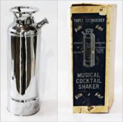 EPNS musical cocktail shaker, in original box