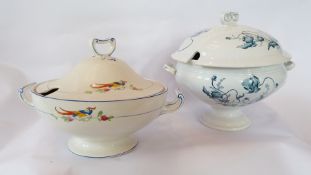 Quantity of ceramics to include:- large pottery casserole dishes, etc (1 box)