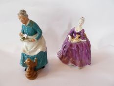 Royal Doulton figure "The Favourite", HN2421 and "Charlotte", HN2249 (2)