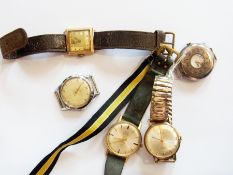 A small collection of gentleman's wristwatches to include:- Rotary, Cymer, Jowissa, etc. (5)