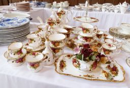 Royal Albert "Old Country Roses" porcelain tea and coffee service