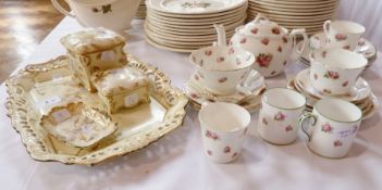 Royal Doulton part coffee and tea service, including:- teapot, coffee cans together with a Victorian