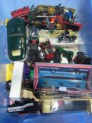 Small collection of Matchbox and other assorted models to include Corgi, etc. (1 box)