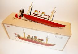 Paya, Spain, reproduction tinplate model steamboat, limited edition no.860/5000, historical