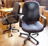 Two office swivel chairs