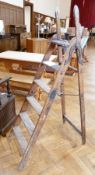 Pair of library stepladders "Simplex Ladders" (af)