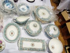 Wedgwood "Florentine Turqouise" part dinner service