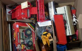 Britain's "Massey Ferguson", boxed, other Britain's toys (unboxed)and quantity of soft toys, and