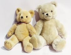 White plush teddy with growl plus another (2)