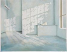 Limited edition print
Olivier Raab 
"Sunlight in a Blue Room", signed and dated 1983, No.135/175,