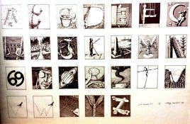 Lithograph
Anthony Earnshaw (1924-2001)
"Secret Alphabet No.7", signed in pencil and dated 1976,