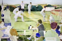 Watercolour
S. Fenton (Contemporary)
"The Cricket Match", signed, 36 x 37cm