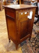 A mahogany cabinet with ebony stringing, 45 cm wide