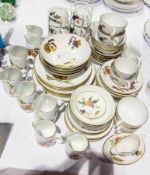 A large quantity of Royal Worcester "Evesham" pattern part tea and dinner service