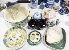 Quantity of decorative ceramics to include Royal Doulton bowl and cover, Mason's bowl, Royal