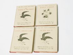 Set twenty one volumes from the New Temple Shakespeare, with engravings by Eric Gill