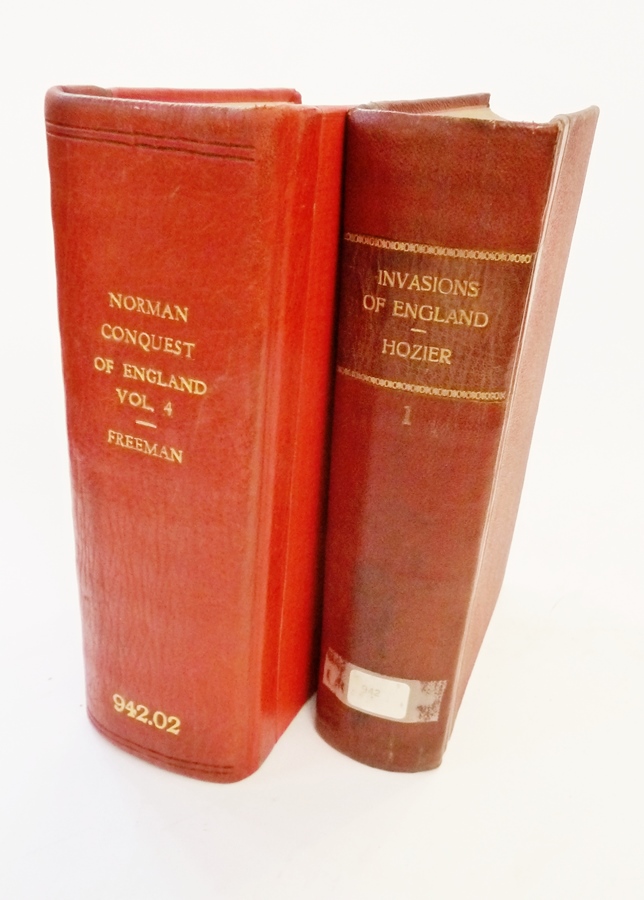 Freeman, Edward A
"The History of the Norman Conquest of England" 
Oxford at the Clarendon Press