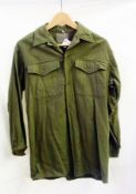 Green man's combat shirt in green size 1 (3) and size 2 (1)