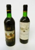 Seven bottles of ChÃ¢teau Livran 1975 Medoc and one bottle of ChÃ¢teau Livran 1973 Medoc