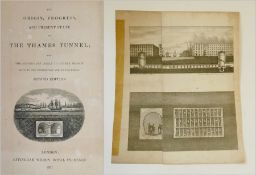 The Thames Tunnel - A broadside advertising the public opening of the Thames Tunnel, two folders