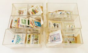 A large quantity of World Wide stamps (3 boxes)