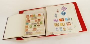 Five albums of worldwide stamps used and mint in large quantities and good chance of finds early