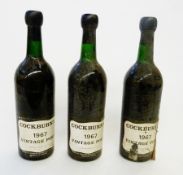 Twelve bottles of Cockburn's 1967 Vintage Port (majority of bottles top-shoulder).