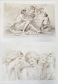 (Bartolozzi F)
"Cipriani's rudiments of drawing engraved by F Bartolozzi"
published February 28th