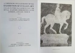 Belniel, Lord and Clark, Kenneth
"A Commemorative Catalogue of the Exhibition of Italian Art held in