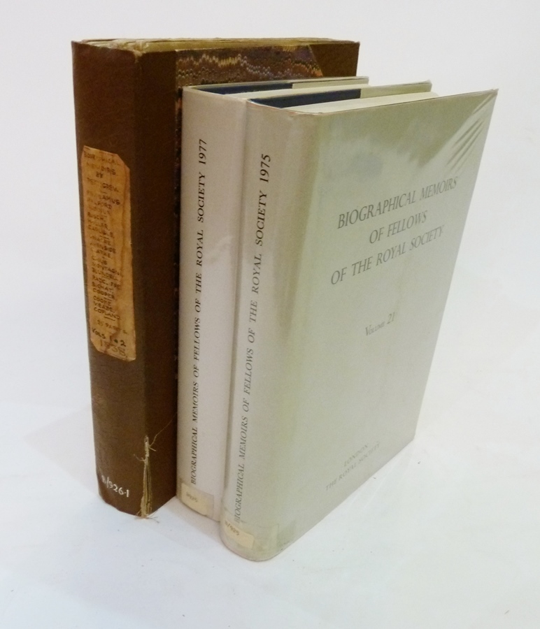 Biographical Memoirs of the Fellows of the Royal Society 
published by The Royal Society (24